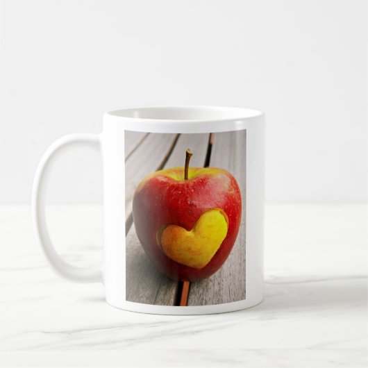 "Apple Love" Cute Photo. Bestel nu Koffiemok (Links)
