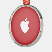 Apple Love Metalen Ornament (Links)