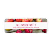 Apple Lovers Family Address Label (Voorkant)