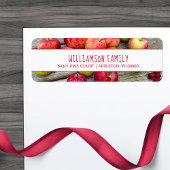 Apple Lovers Family Address Label