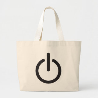 Apple mac Power button Grote Tote Bag