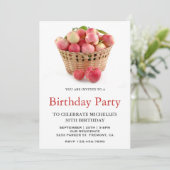 Apple Mand Verjaardagsfeest Kaart (Staand voorkant)