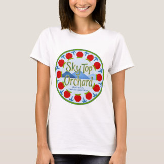 Apple Mandala - blauw T-shirt