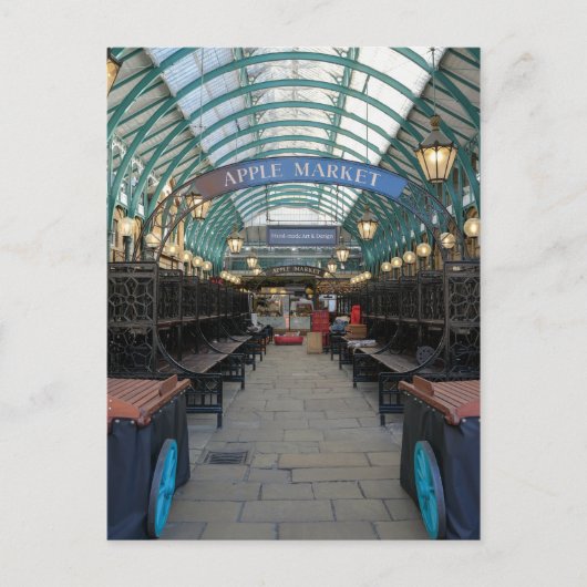 Apple Market, Covent Garden, Briefkaart Londen (Voorkant)