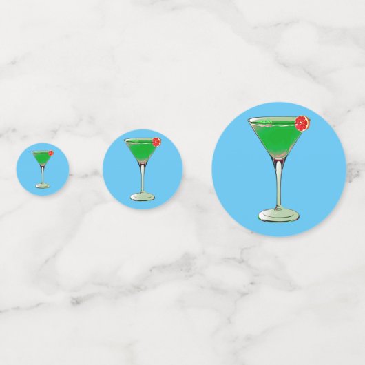 Apple Martini Confetti (Voorkanten)