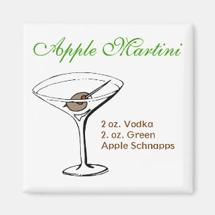 Apple Martini Magneet