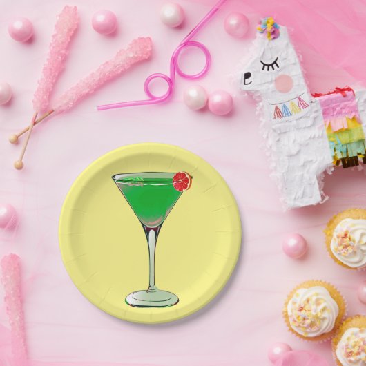 Apple Martini Papieren Bordje (Feest)