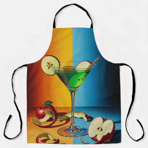 Apple Martini Pop Art Schort