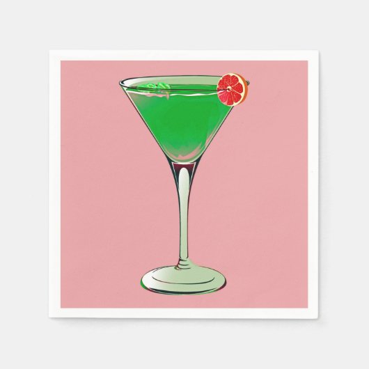 Apple Martini Servet (Voorkant)