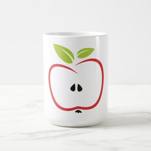 Apple met bladeren Mok (Center)