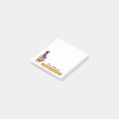 Apple met boekstapel op maat 3 x 3 post-it® notes (Schuin)