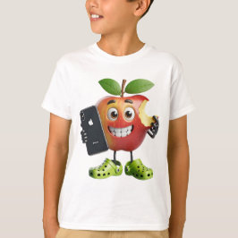 Apple met een iPhone van Natasha Us T-shirt