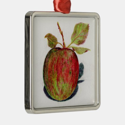 Apple Metalen Ornament (Rechts)
