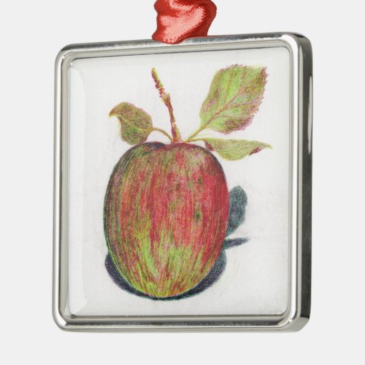 Apple Metalen Ornament (Links)
