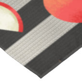 Apple Modern Black & White Stripes Tafelkleed (Gekanteld)