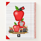 Apple Mok groot notebook van docent Notitieboek (Achterkant)