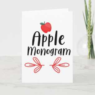 Apple Monogram Kaart