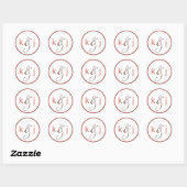 Apple Monogram Stickers (Vel)