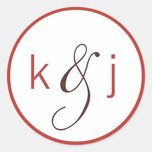 Apple Monogram Stickers (Voorkant)