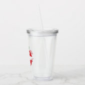 Apple Monogram Tumbler Acryl Drinkbeker (Links)