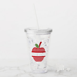 Apple Monogram Tumbler Acryl Drinkbeker