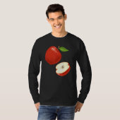 Apple Motif Fruit Heally Apple T-shirt (Voorkant volledig)