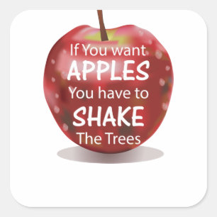 Apple Motivatie Quote Sticker