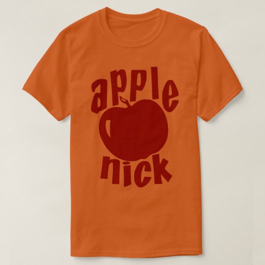 Apple Nick  Soda Bottle Pet T-shirt (Design voorkant)