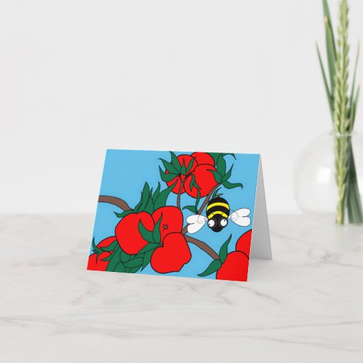 Apple Note-Kaart (leeg binnenin) Bedankkaart (Voorkant)