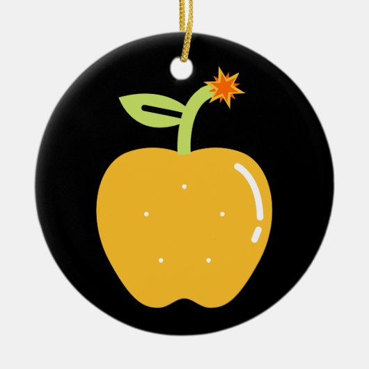 Apple of Discord Ceramic Ornament (Voorkant)