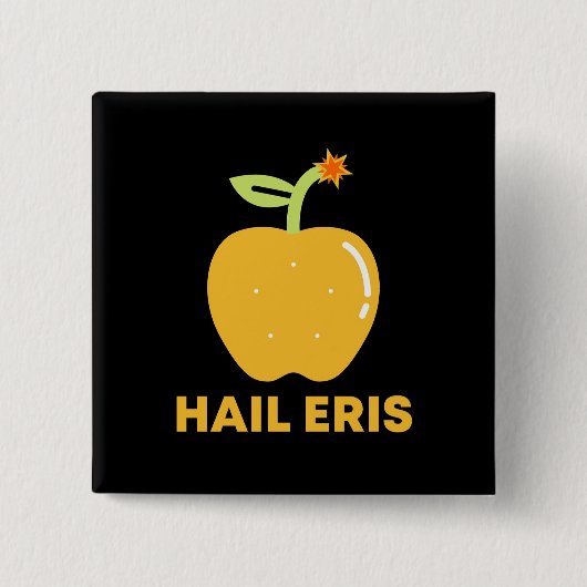 Apple of Discord Hail Eris Button (Voorkant)