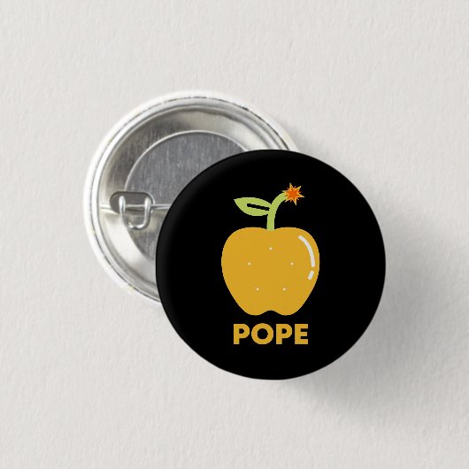 Apple of Discord Pope Button (Voorkant /achterkant)