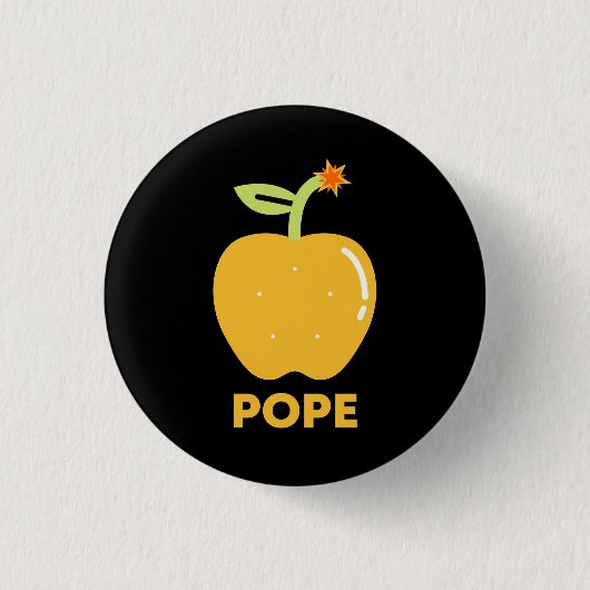 Apple of Discord Pope Button (Voorkant)