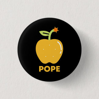 Apple of Discord Pope Button