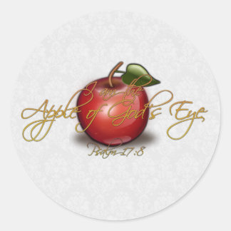Apple of God's Eye, Christelijk Ronde Sticker