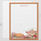 Apple of God's Eye  Recipe Stationery (Voorkant / Achterkant)