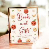 Apple of My Eye Baby shower Boeken en geschenken Poster