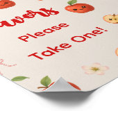 Apple of My Eye Baby shower Favoriet Poster (Hoek)