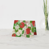 Apple Of My Eye Baby Shower Folded Thank You Card Bedankkaart (Achterkant)