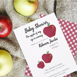 Apple of my eye Baby shower Invitation Kaart
