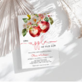 Apple of my eye Baby shower Invitation Kaart