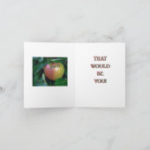 "Apple of My Eye"/ "DAT IS JIJ!" Kaart (Binnen)