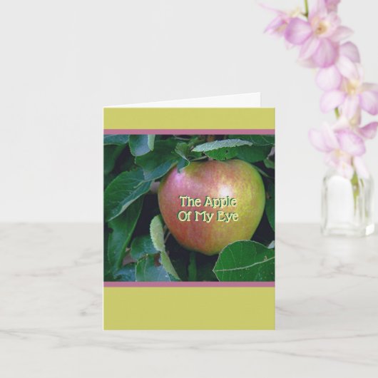 "Apple of My Eye"/ "DAT IS JIJ!" Kaart (Orchidee)