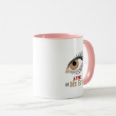 Apple of My Eye Eyelashes Art Mok (Voorkant rechts)