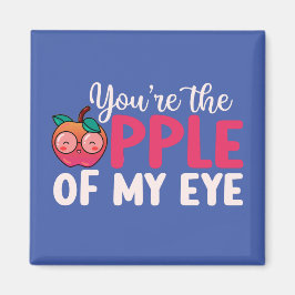 Apple of My Eye Funny Cute Kinder Valentijnsdag Magneet