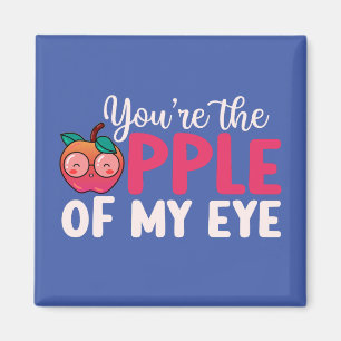 Apple of My Eye Funny Cute Kinder Valentijnsdag Magneet