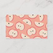 Apple of my Eye Pink Girl Baby Shower Book Request Informatiekaartje (Achterkant)