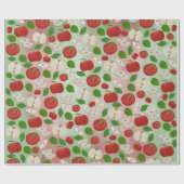 “Apple of My Eye” Stipple Art Wrapping Paper Cadeaupapier (Vlak)