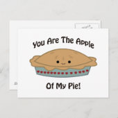 Apple of My pie Briefkaart (Voorkant / Achterkant)