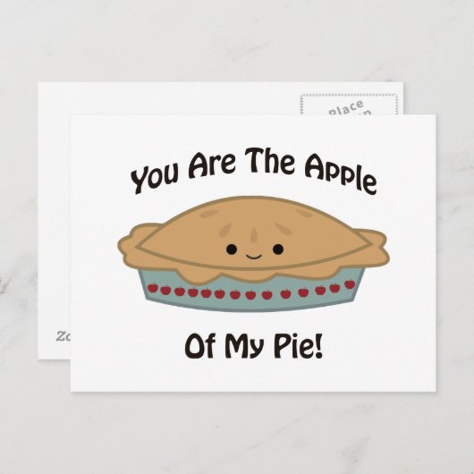 Apple of My pie Briefkaart (Voorkant / Achterkant)